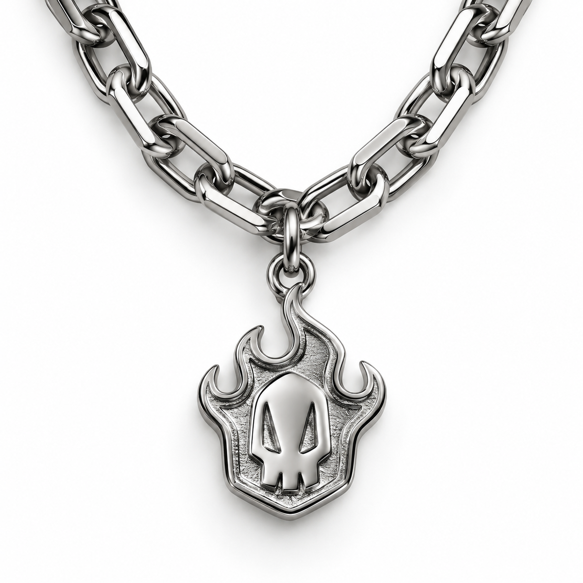 SKULL BADGE PENDANT
