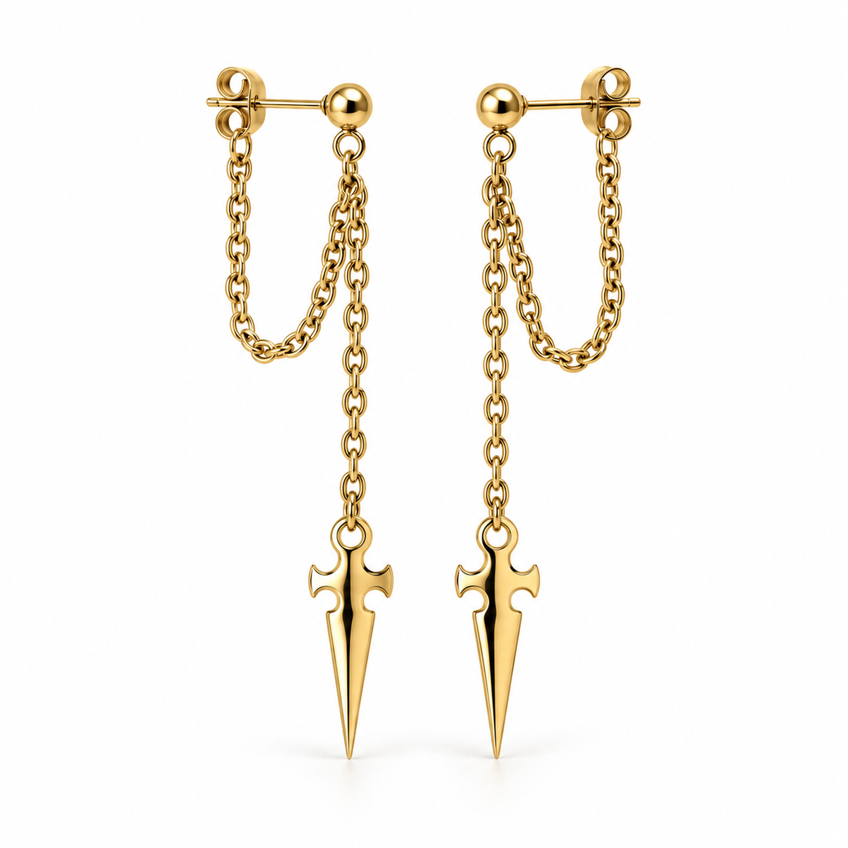 JUDGEMENT CHAIN EARRINGS