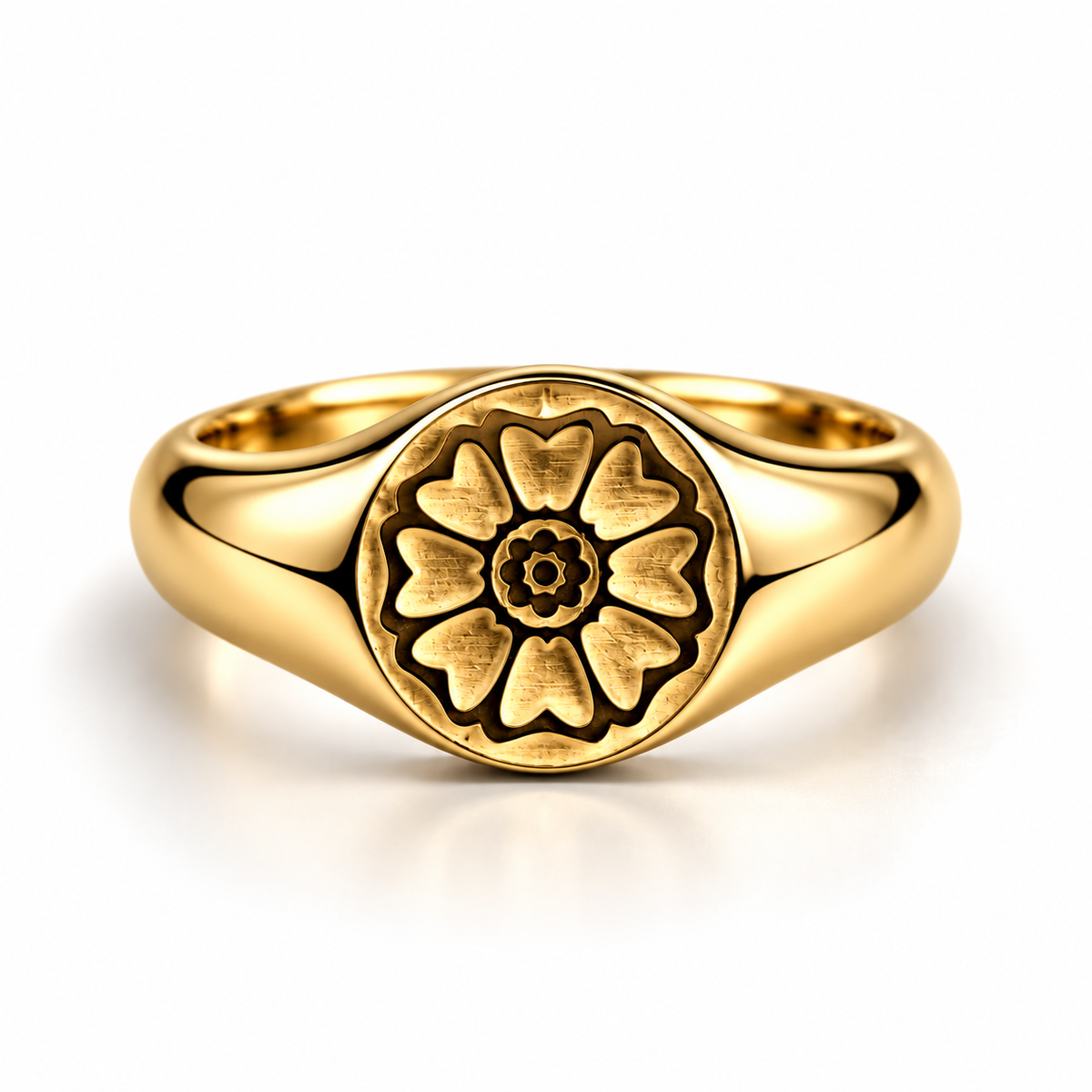 WHITE LOTUS RING