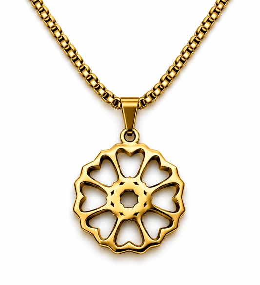 WHITE LOTUS PENDANT
