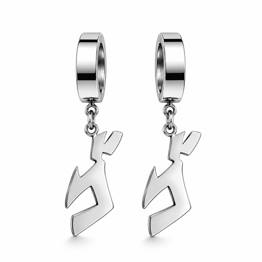 MENACING KANJI EARRINGS